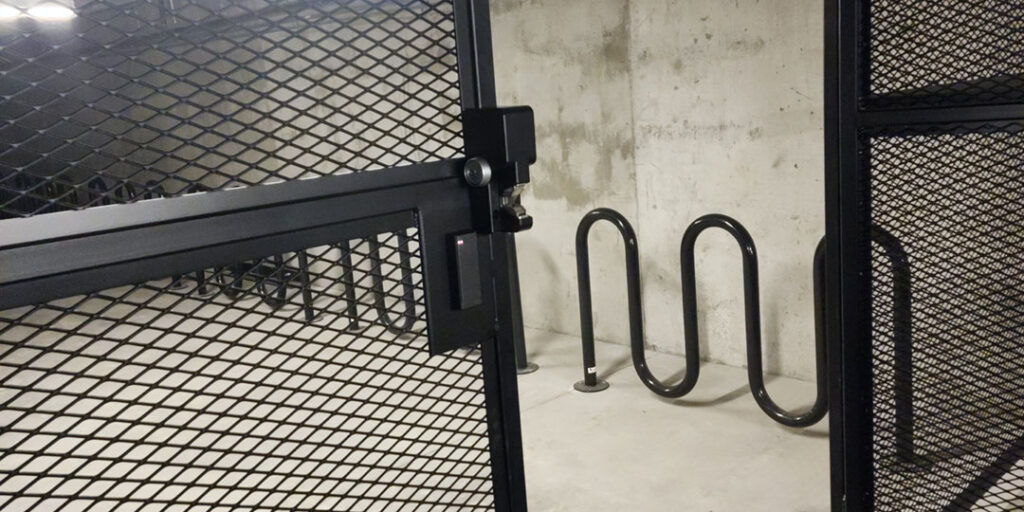 Lock Doctor Gates for Bike Storage Room