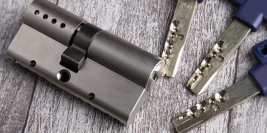 Rekeying a cylinder of locks