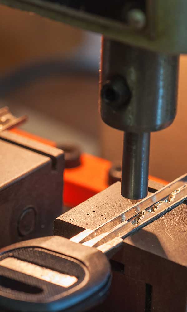 key machine designing a key